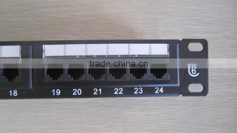 utp cat6 network cable patch panel,network ca6 stp/utp patch panel 24p 48 port