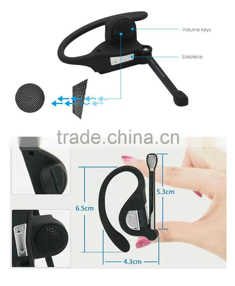 factory price wireless Mono Bluetooth Headset 8015