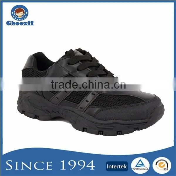 2016 Wholesale Skidproof Pure Leather Children Athletic School Shoes