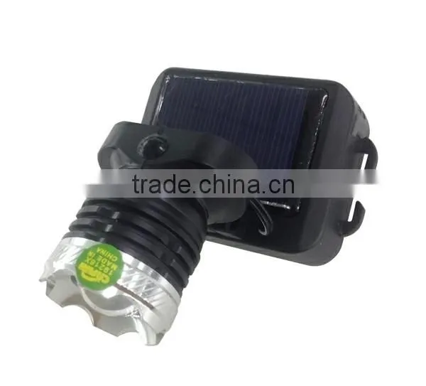 High efficiency energy saving solar powered Led headlight lamp