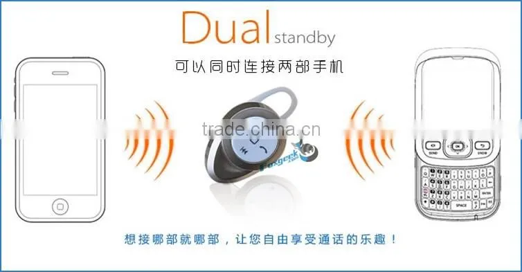 Mini Wireless Bluetooth Handsfree Headset Headphone Earphone portable and invisible for mobile phones