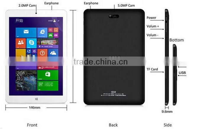 8.9inch ONDA V891w tablet pc Dual Boot 32GB/64GB