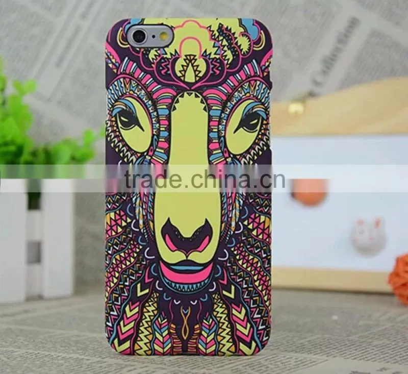 LUXO Glow In The Dark Owl Wolf Tiger Shell Skin Luminous Noctilucent 3D Case for iphone 7 case