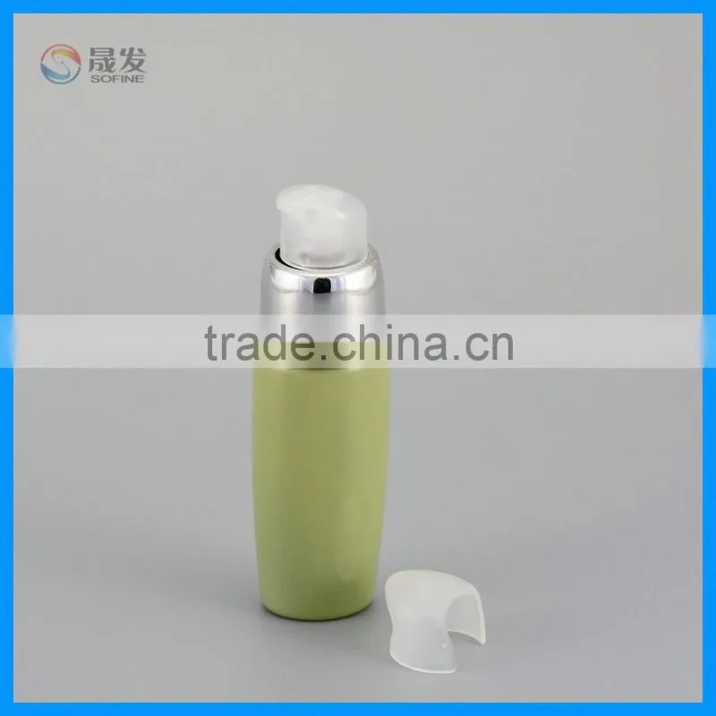 Small plastic lotion bottle for cosmetic