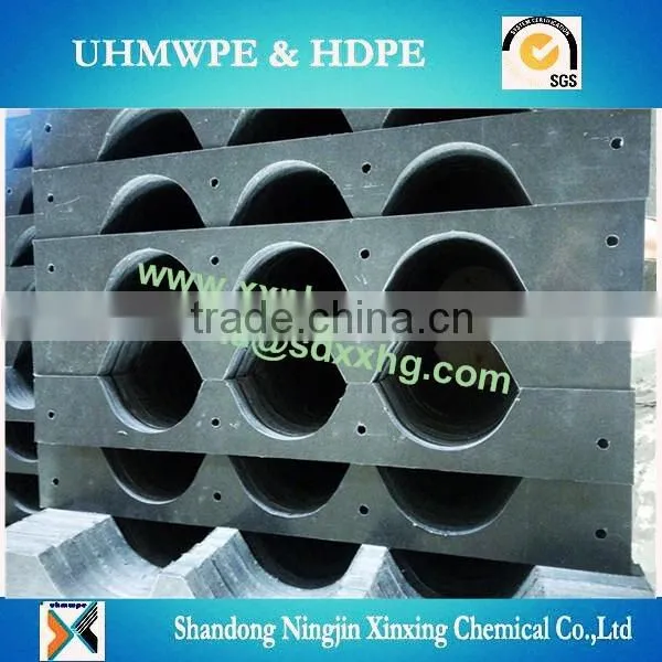 uhmwpe and hdpe polyethylene plastic pipe spacer