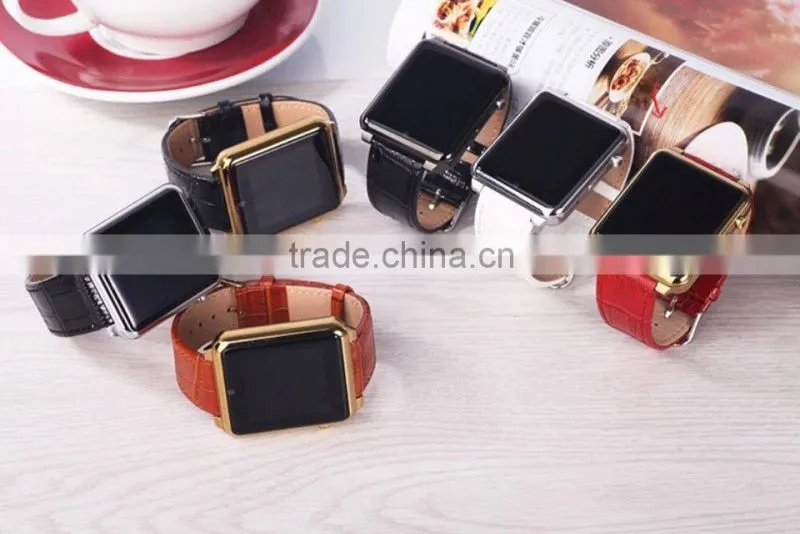 Fashion J68 Smart Watch, Luxury Wristwatch with PU Leather Watch Band