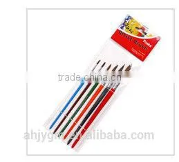 6pcs Wooden Handle Horsehair+bristle Hair Artist Brush/oil painting brush