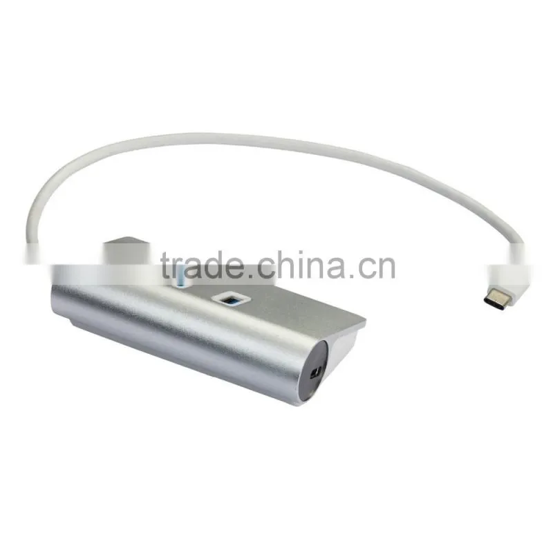 High Performance type c 14.5V 2A power charging with 3 port usb 3.0 hub +1 usb type c hub