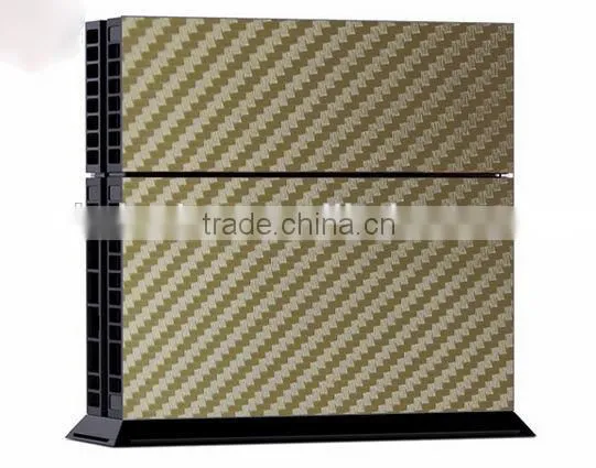 carbon fiber skin sticker for video games ps4 console and controller