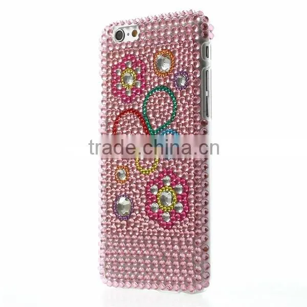 Wholesale design your own rhinestone cell phone cases for iphone 6,for iphone phone cases