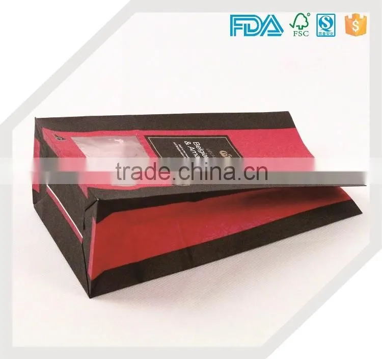 Factory price environmental SOS paper bag for nuts packaging