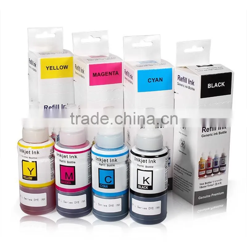 Universal Dye ink for Epson L series,original ink bottle for Epson L100 L200