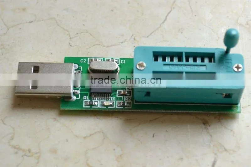 24CXX 24LCXX Programmer EEPROM Reader Writer+24C02 + SOP to DIP Block USB Port