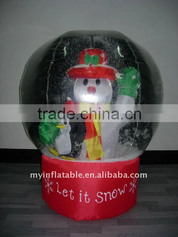 Inflatable Christmas snowman