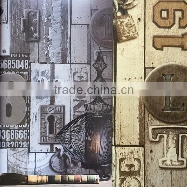 vintage style vinyl wallpaper