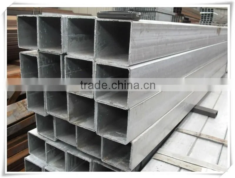 Roofing construction various sizes galvanized rectangular steel pipe