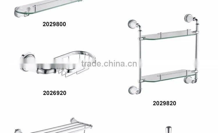 square plate zinc alloy OEM/ODM single toothbrush holder