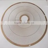Factory price metal photo etched chemical etching code wheel