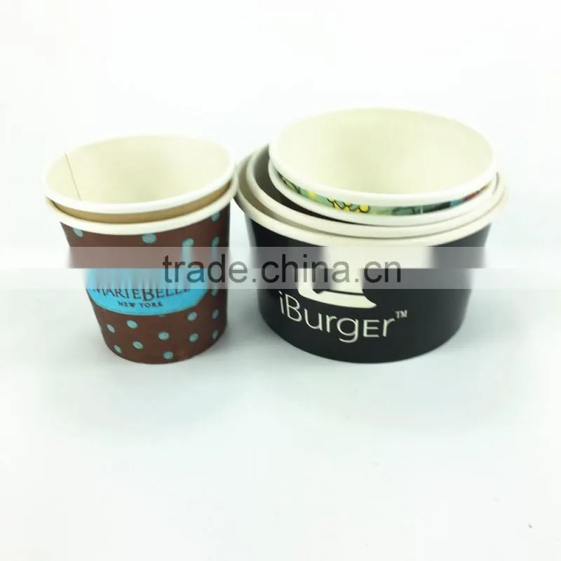 custom printing disposable small paper cups