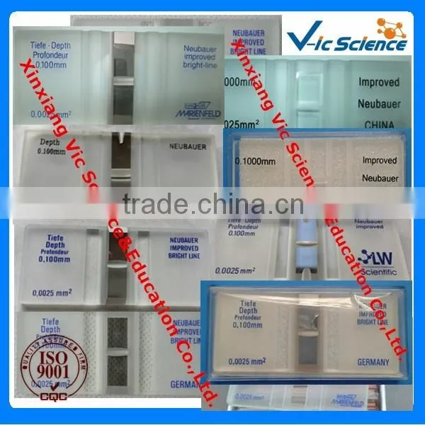 Neubauer-Improved Blood test blood counting chamber with bright line