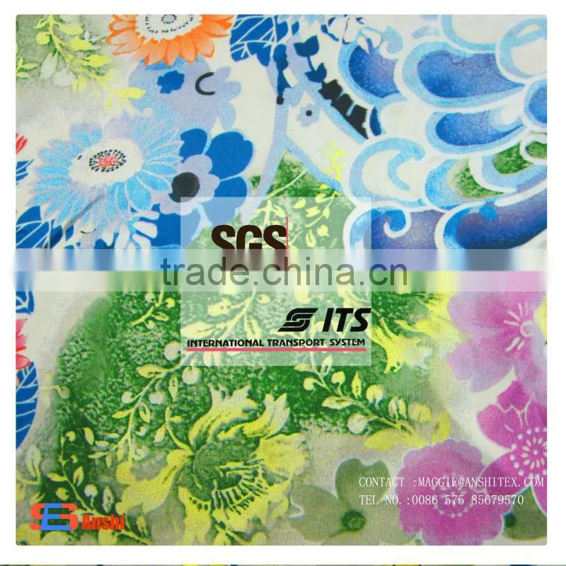 ES1020A Custom design Printed fabric for top, underwear, dress fabric