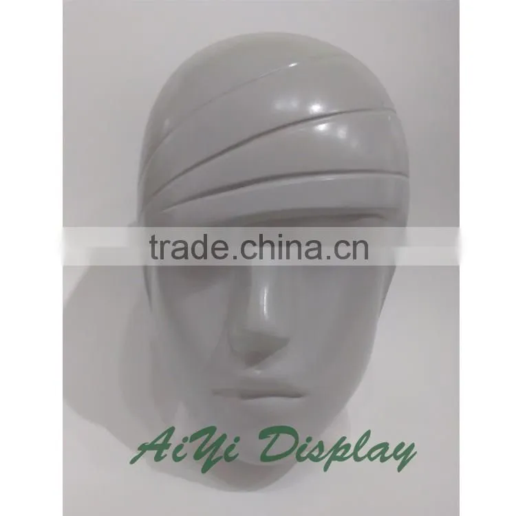 Hot sale grey color glossy female mannequin with abstract face