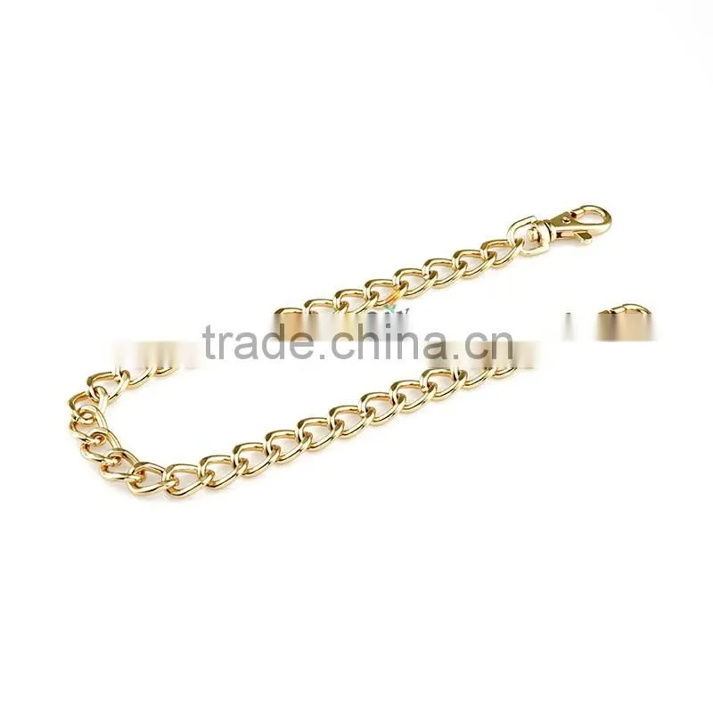 Fashion gold metal chain for bag handle