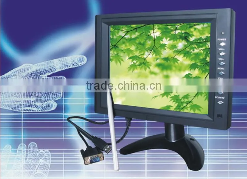 Special computer monitor 8 inch tft lcd color tv monitor