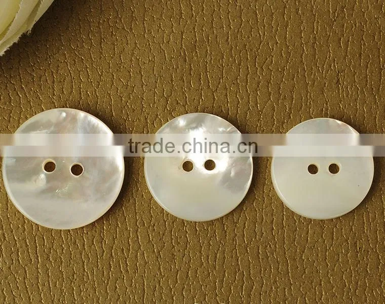 White M.O.P Shell Buttons