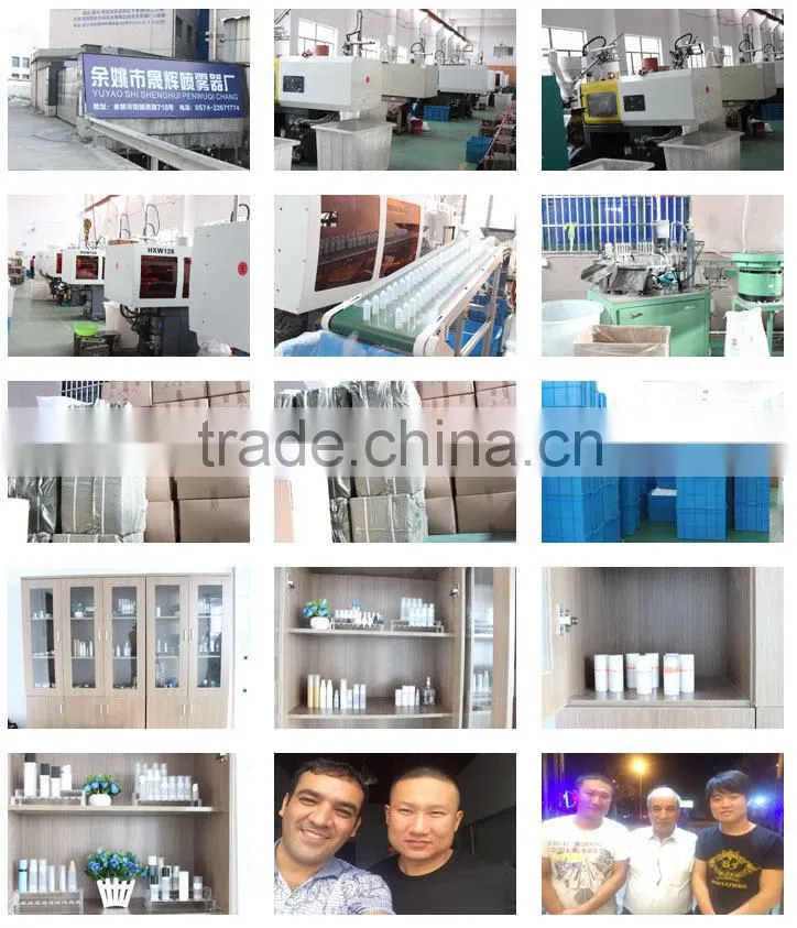 Manufacturer New Design pp plastic cosmetic airless bottle