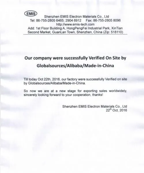 Our company were successfully Verified On Site