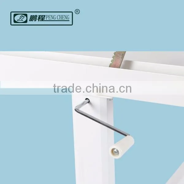 Modern Manual Hand Crank wood drafting desk