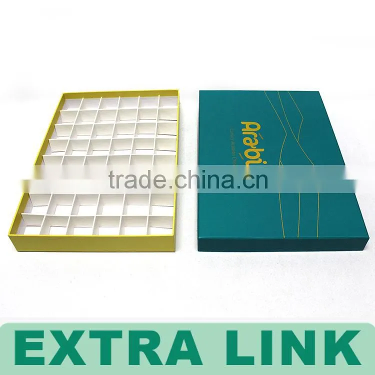 Alibaba Supplier Decorative New Design Customized Luxury Paper Chocolate Box With Insert