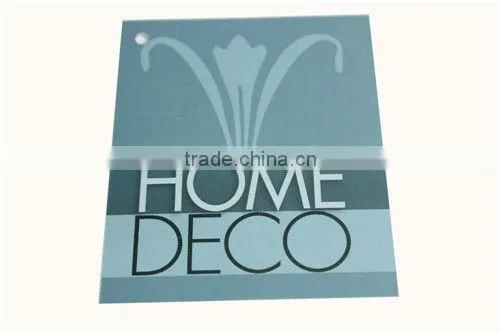 2013 New china hang tag printed for home textile