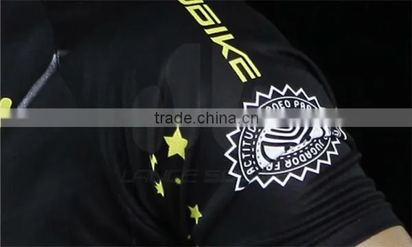 Sublimation Print Men's Short Sleeve Full Zip Bike Jersey For Outdoor Sports
