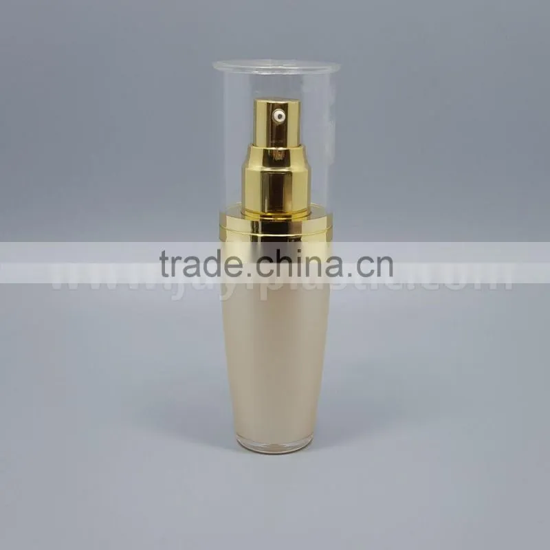 Mushroom Shape Plastic Acrylic Lotion Bottle Cosmetic Packaging ,Hot Sale Acrylic Cosmeitc Bottles For Skin Care