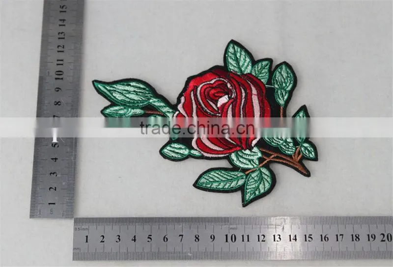 hot sale Iron-on flower applique embroidery patch for wedding