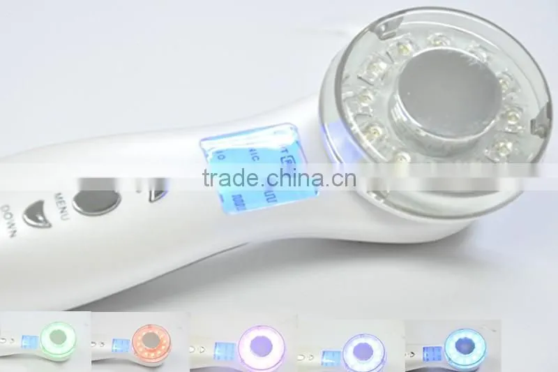 LCD Seven Colour Photon facial care with ultrasonic skin rejuvenation
