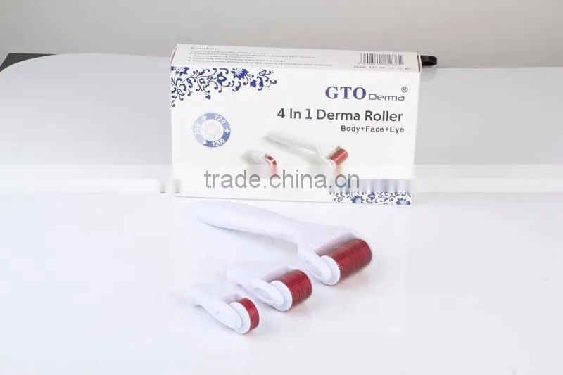 Mesotherapy 300/720/1200 needle 4 in 1derma roller with Medical CE