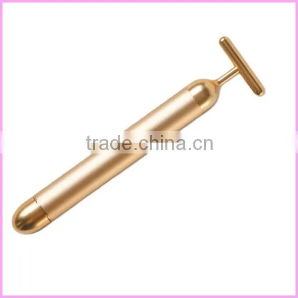 24K Gold Electric Vibrating Facial Massager