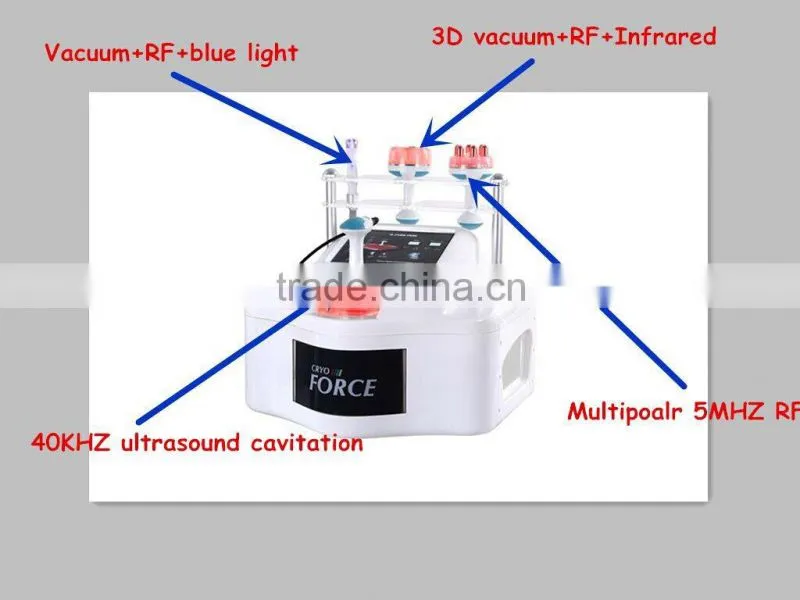 WS-12 4Max Cavitation vacuum RF infrared LED beauty machine