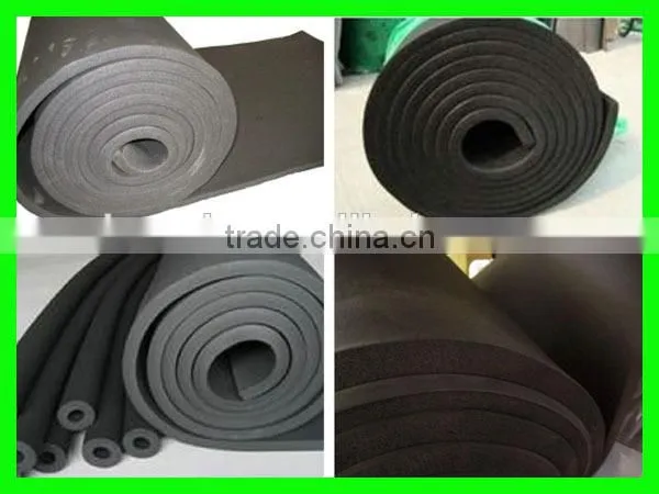 fireproof pvc nbr plastic rubber foam roll