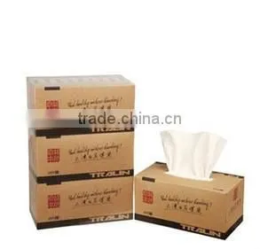 Virgin Wheat Straw Pulp Competitive Price Eco-friendly Facial Tissue