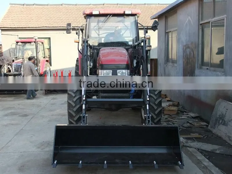55hp tractor with front end loader and backhoe