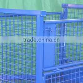 Blue iron folding turnover box