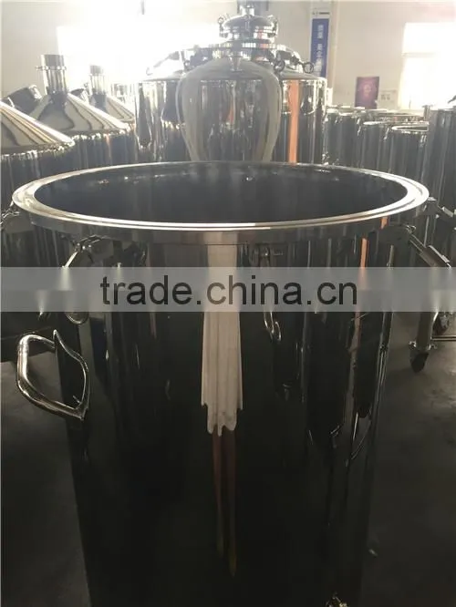 100L stainless steel movable fermenter brite beer tank
