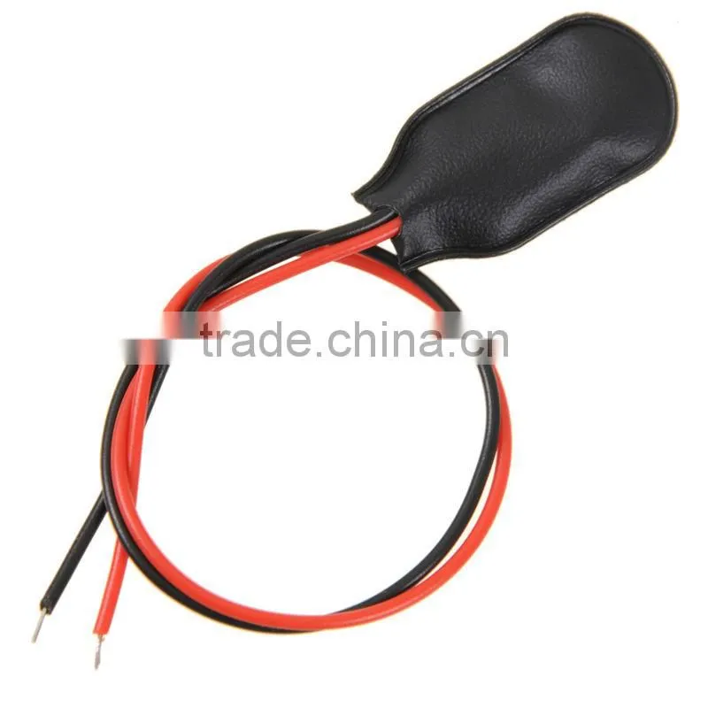 9V Battery Snap-on Connector Clip with Wire Holder Cable Leads Cord