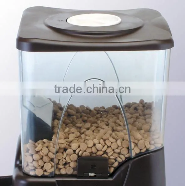 Large Automatic Pet Feeder Electronic Programmable Portion Control Dog Cat Feeder w/ LCD display