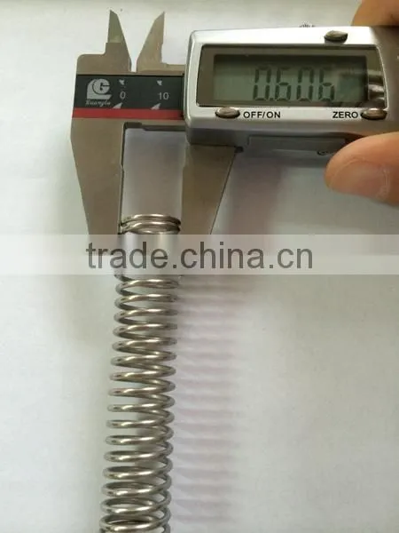 high quality galvanized compression spring with spring steel