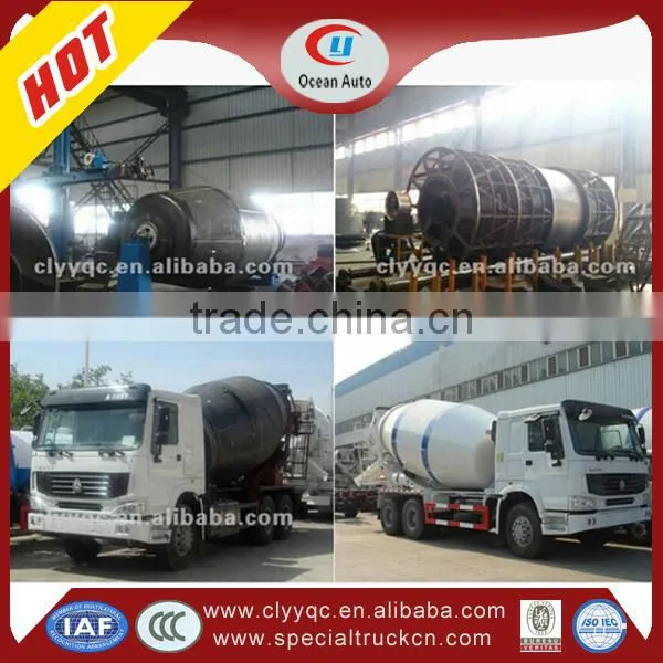 Sinotruk Howo 10m3 concrete mixing truck with 6x4 mixer truck for hot sale